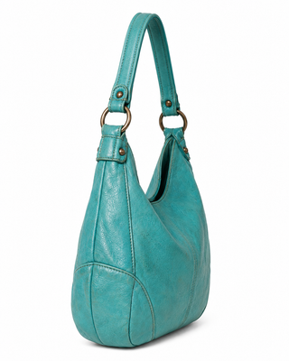 Pre-Owned Turquoise Hobo Shoulder Bag