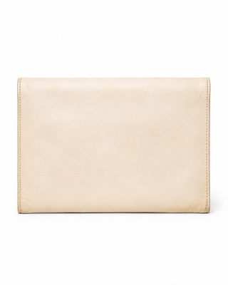 Pre-Owned Ivory Envelope Clutch Bag - side view