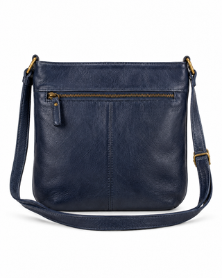 Pre-Owned Navy Compact Crossbody Bag - front view