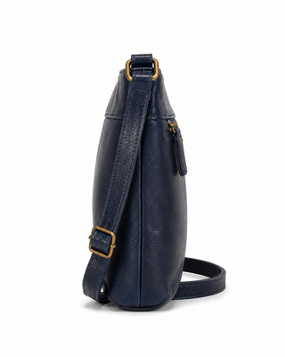 Pre-Owned Navy Compact Crossbody Bag - side view
